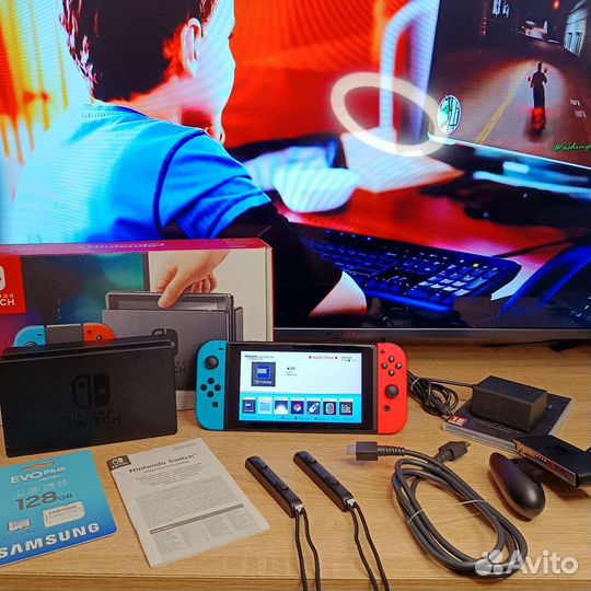 Nintendo Switch Прошитая + все бесплатные игры