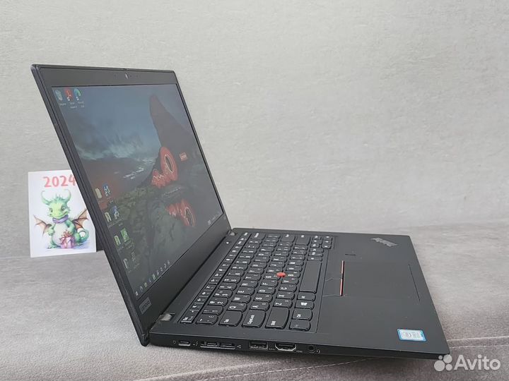 Крепкий Тонкий 4-ядерный Мощный ThinkPad X390 i5