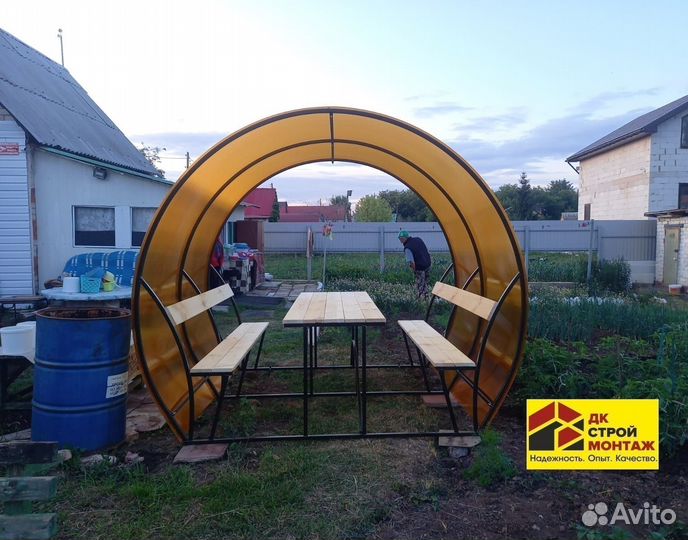 Беседка Бочка