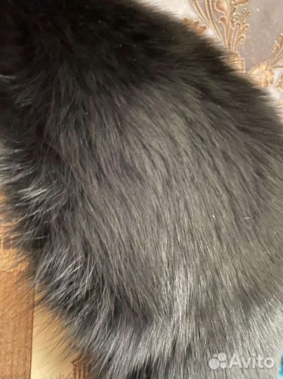Натуральный меховой воротник из песца