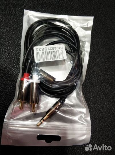 Кабель мини Jack 3.5 на 2 Rca