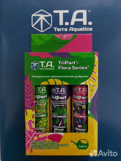 Базовые удобрения от Terra Aquatica Tripart (GHE)