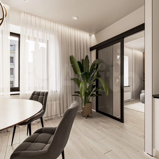 2-к. апартаменты, 55,6 м², 5/5 эт.