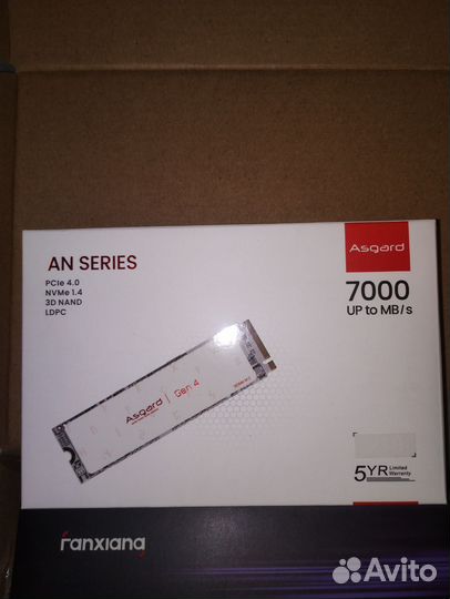 Ssd m2 nvme 2tb(1TB), gen4x4