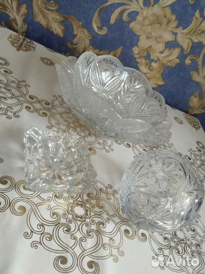 Хрустальные вазочки