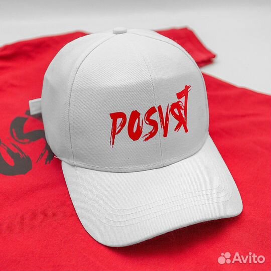 Бейсболка с уникальным принтом