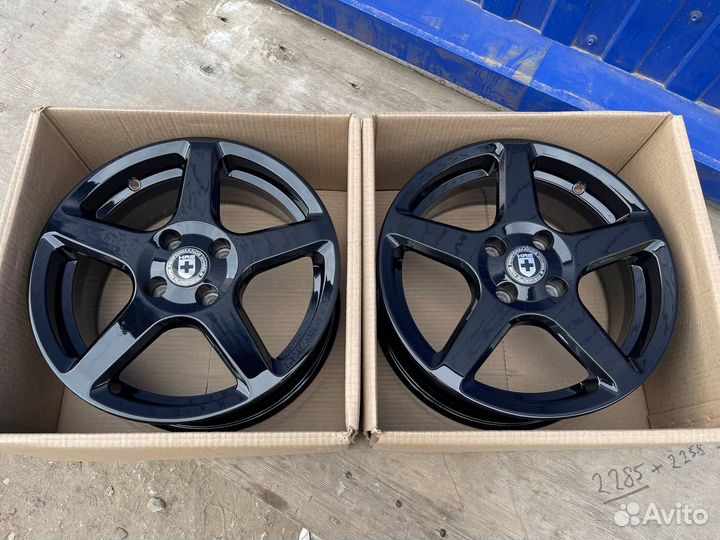 Диски r15 4x100 HRE 305M черные