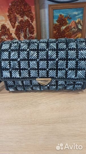 Сумка из бумажной лозы