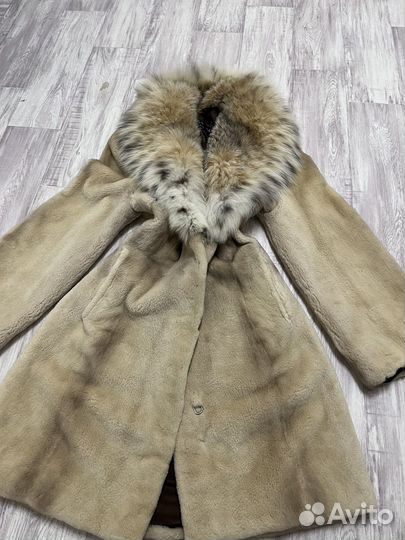 Шуба норковая с рысью Оригинал