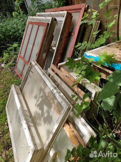 Деревянные оконные рамы бу