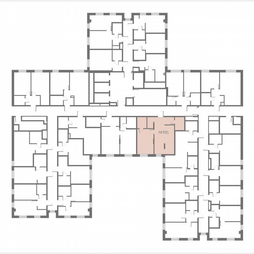 1-к. апартаменты, 48,3 м², 7/13 эт.