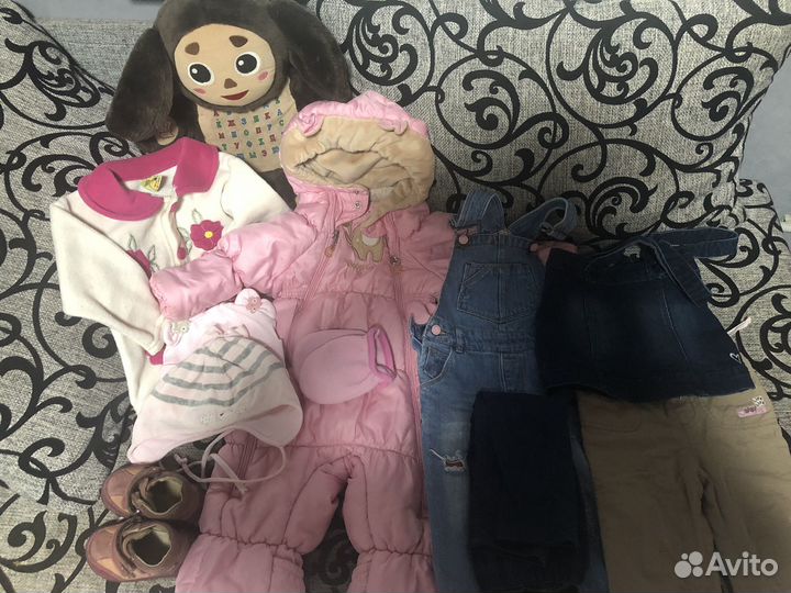 Два пакета одежды на девочку 74-80. Бронь