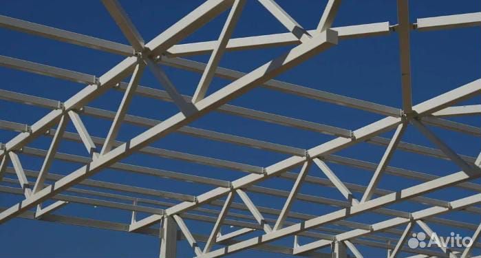 Фермы металлические для навеса