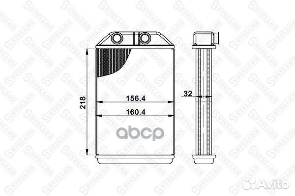 10-35267-SX радиатор печки Audi A6 1.8-4.2i/D