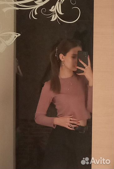 Укороченный лонгслив