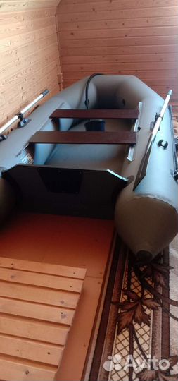 Надувная лодка пвх бу с мотором