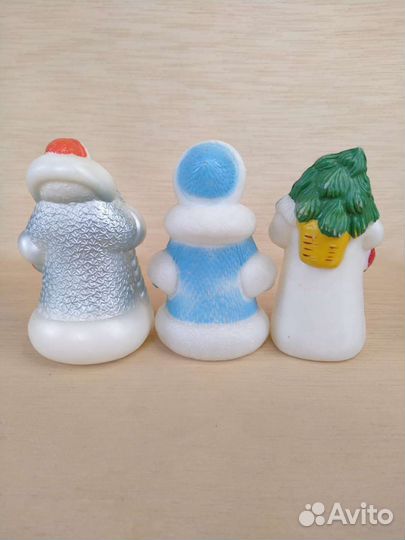 Дед Мороз, Снегурочка пластмасса