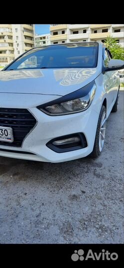 Спойлер на hyundai solaris 2