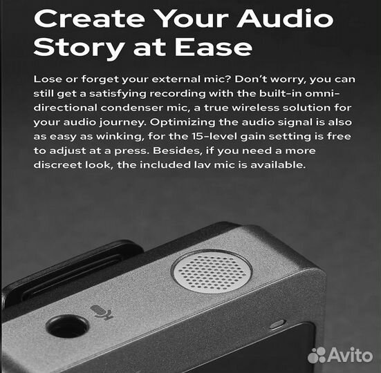 Беспроводные микрофоны godox стеросистема