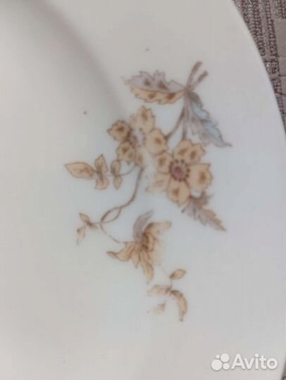 Тарелка кузнецова фарфор
