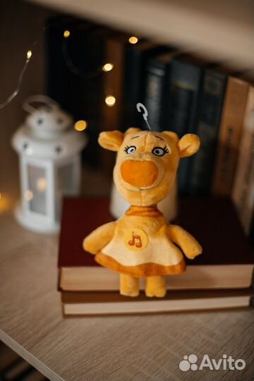 Игрушка оранжевая корова новые
