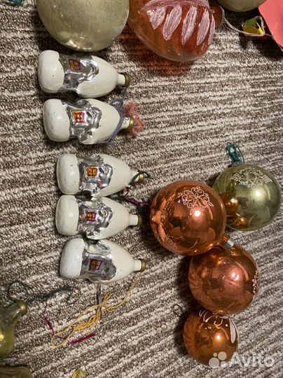 Елочные игрушки СССР