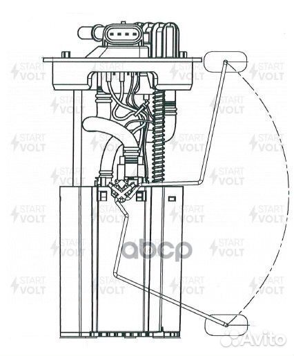 Модуль топливного насоса для а/м Chery QQ6 (06