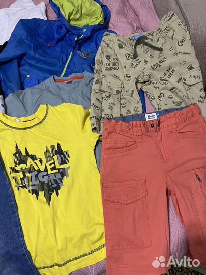 Одежда пакетом для мальчика 110 116 122