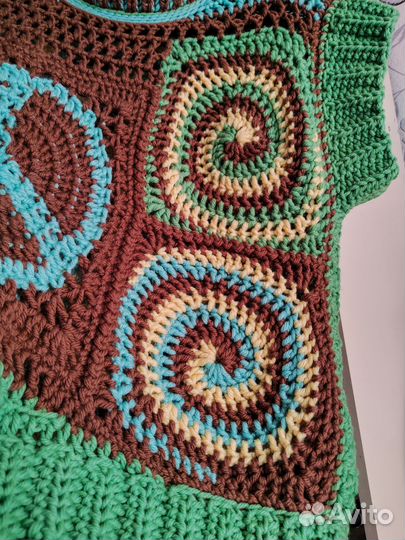 Жилет кроше Пацифик