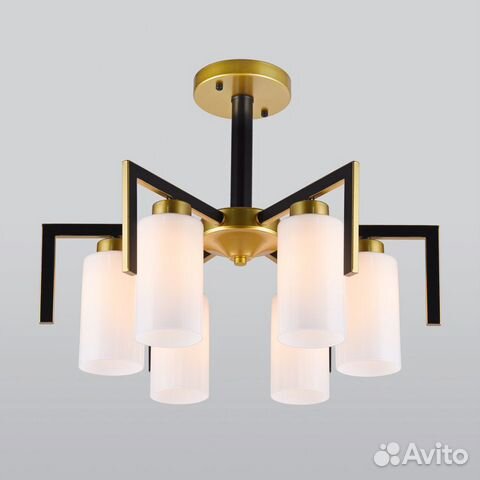 Eurosvet 70126/6 черный Palio потолочная люстра