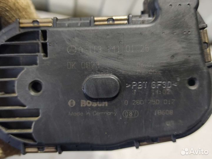 Заслонка дроссельная Mercedes Benz 113 мотор