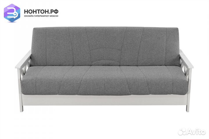 Диван книжка Ручеек Массив серый