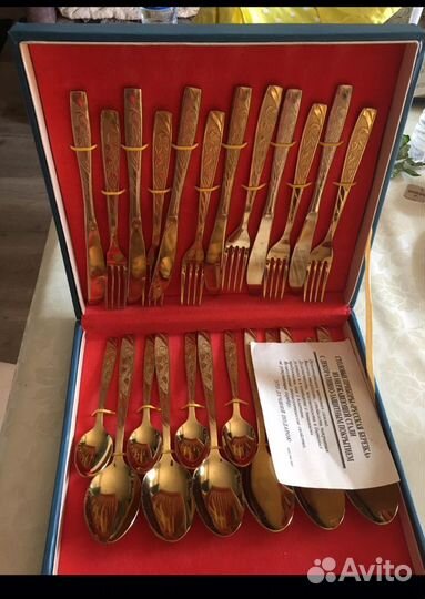 Столовый набор ложки и вилки СССР