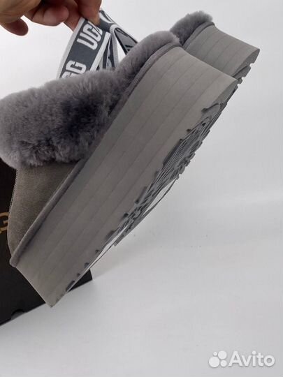 Ugg Funkette Suede Platform Grey