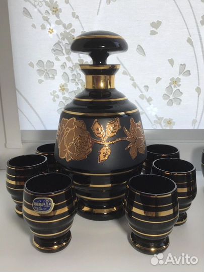 Графин и рюмки Чехия Богемия