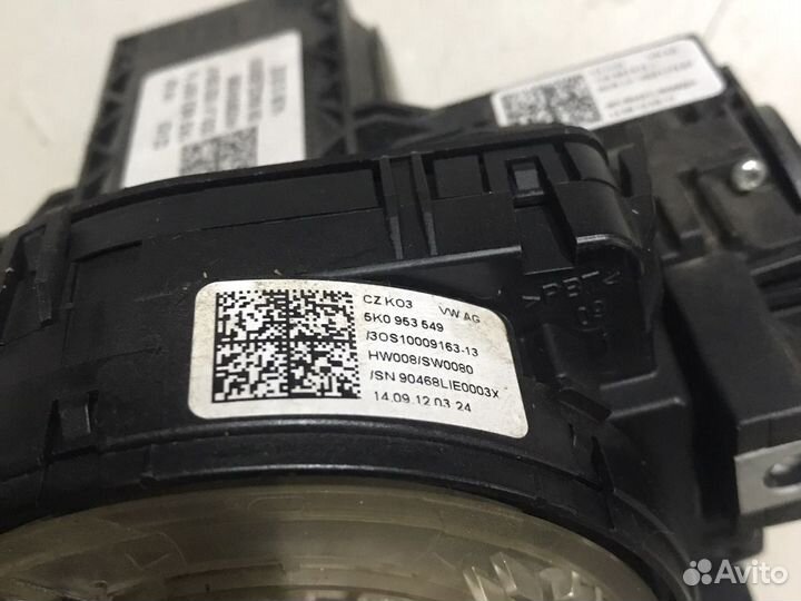 Подрулевой шлейф с блоком подрулевым 5k0953549