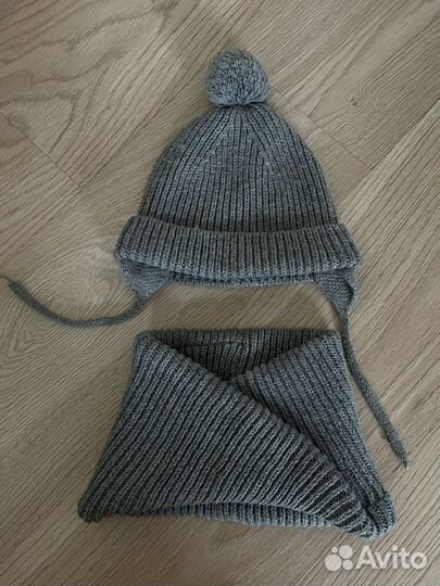 Комплект шапка и снуд