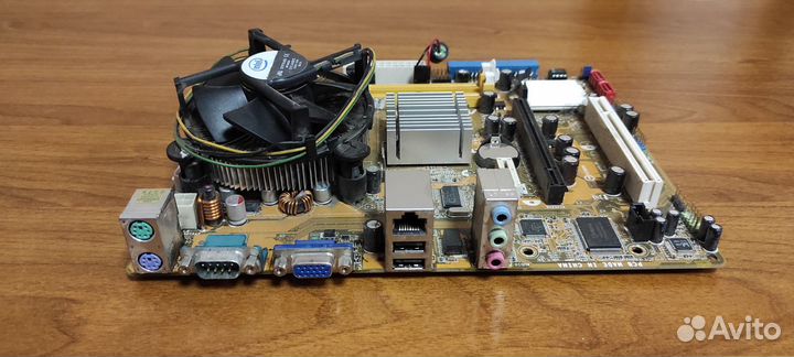 Материнская плата Asus P5G-MX с процессором