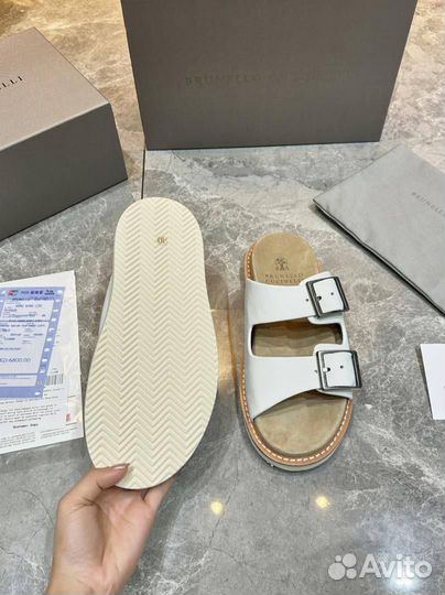 Шлепанцы мужские brunello cucinelli