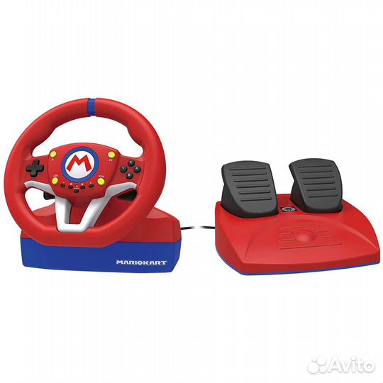 Руль с педалями hori Mario Kart Racing Wheel Pro M