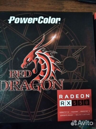 Видеокарта Radeon rx 550