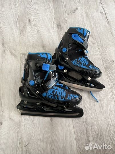 Раздвижные коньки 33-36 rush action