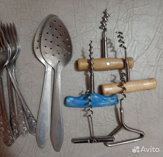 Ножи,ложки,вилки, штопор из СССР