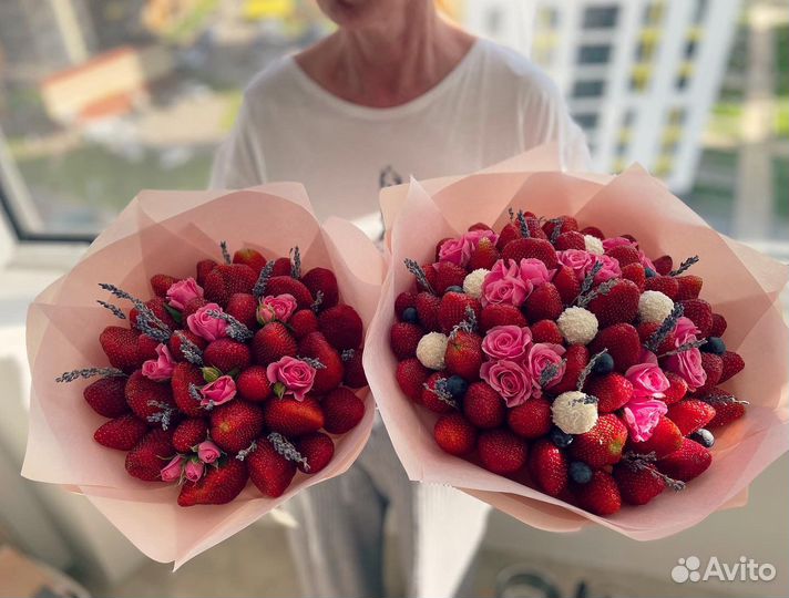 Клубничный букет
