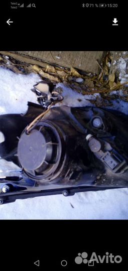 Линза фары тойота рва4 2010 г