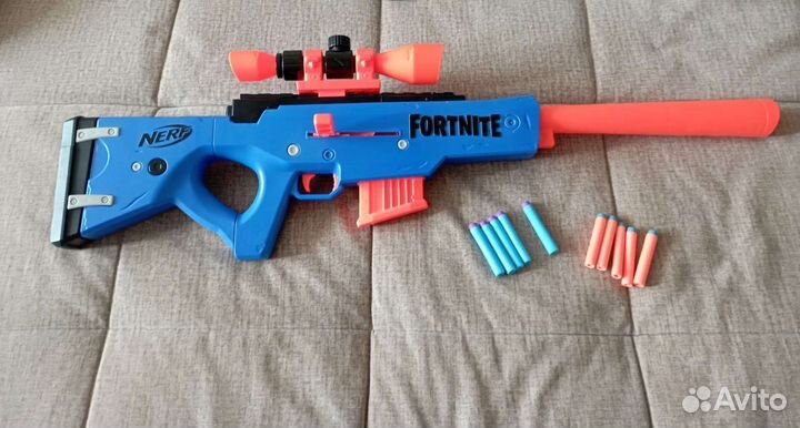 Бластер nerf fortnite