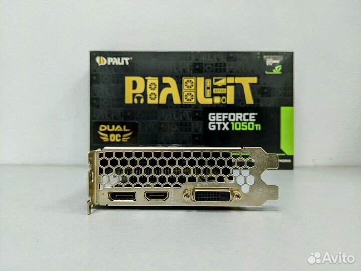 Видеокарта nvidia GeForce GTX 1050 Ti 4GB Palit Du