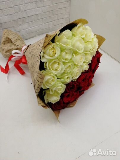 Розы 39 штук 60 см