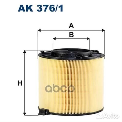 AK3761 фильтр воздушный Audi Q5 2.0tfsi 16 AK