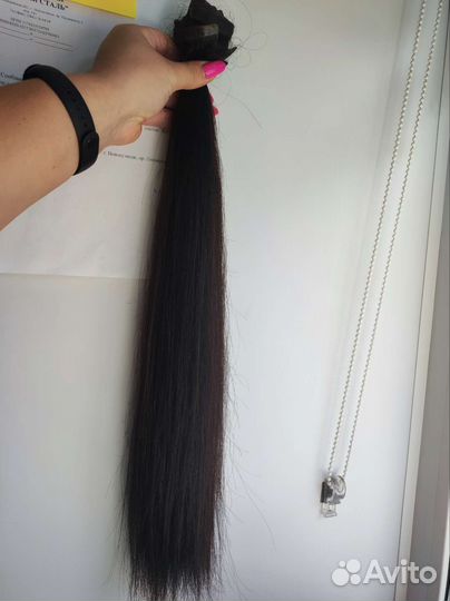 Волосы натуральные для наращивания 55 см бу